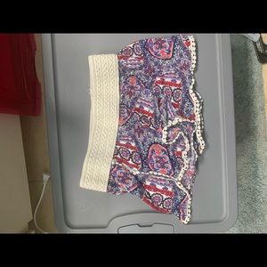 Pajama feel shorts. Size small.